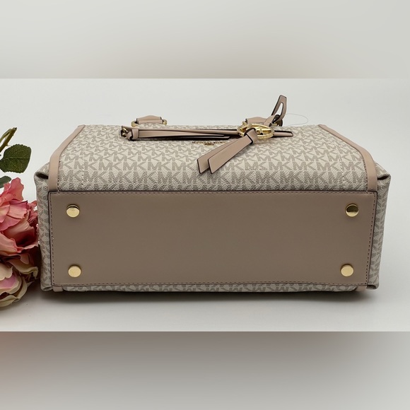 Michael Kors Carine Logo Large Satchel - Picture 13 of 16